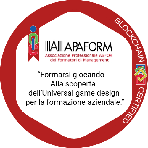 Formarsi giocando - Alla scoperta dell’Universal game design  per la formazione aziendale.